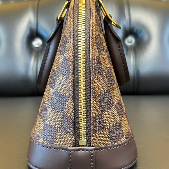 Louis Vuitton N40606 Alma BB Damier Ebene Brown Canvas Small handbag purse full - Picture 5 of 12